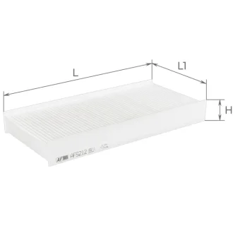 Фільтр салону ALPHA FILTER AF5212