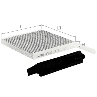 Фільтр повітряний салону (DACIA Duster I, Sandero, Logan; RENAULT Duster I, Sandero,Twingo II, Wind, Modus, Clio III; LADA Largus; NISSAN Almer, Micra III ALPHA FILTER AF5229a