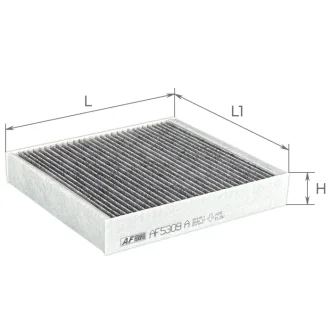 Фільтр повітряний салону ALPHA FILTER AF5309a