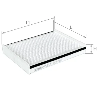 Фільтр повітряний салону (FORD USA F-150, F-250, F-450, F-550, F-600, F-650) ALPHA FILTER AF5313