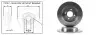 Диск гальмівний зад. (262mmx10mm) HYUNDAI ACCENT IV, I20, I30 KIA RIO 04.11- APLUS 61445AP (фото 1)