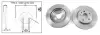 Гальмівний диск задн. Opel Insignia 08-, Saab 9-5 1.4-2.4 08- APLUS 61496AP (фото 1)