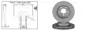 Тормозной диск передний Dodge Avenger 08-13, Caliber 07-12 Jeep Compass APLUS 61778AP (фото 1)