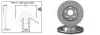 Диск тормозной (передний) Toyota Prius 08- (255x25) APLUS 61939AP (фото 1)