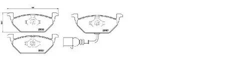 Тормозные колодки передние APLUS 71128BBAP
