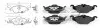 Тормозные колодки дисковые передние Opel Astra G 1.2-1.8 98- APLUS 71130AAP (фото 1)