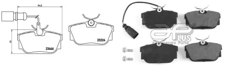 Колодки гальмiвнi APLUS 71140AAP