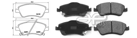 Тормозные колодки передние APLUS 71163BAAP