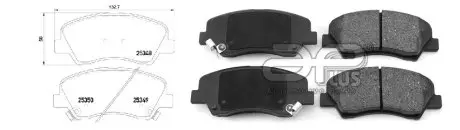 Тормозные колодки передние APLUS 71191AAP