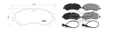Колодки гальмівні передні APLUS 71192BAP