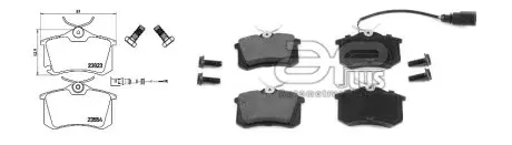 Тормозные колодки задние APLUS 71211EAP