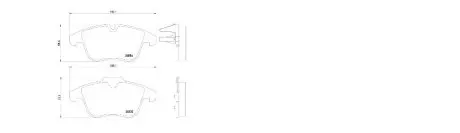 Тормозные колодки передние APLUS 71250AAP