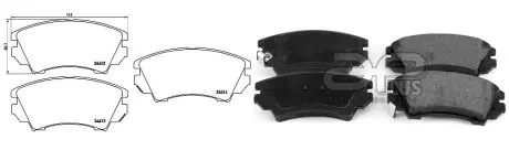 Тормозные колодки передние APLUS 71253BAAP