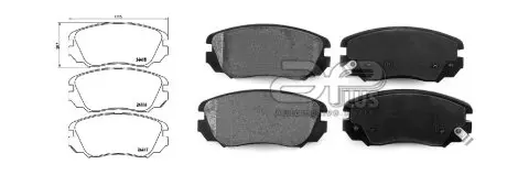 Тормозные колодки передние APLUS 71300AAP