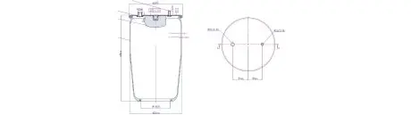 Пневморессора 4862N1P01 (без стакана) APLUS 91294AP