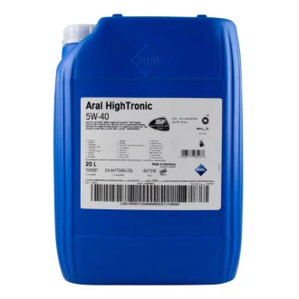 Олива моторна High Tronic 5W-40, 20л. ARAL 1505B1