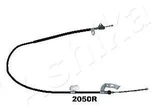 Трос ручного гальма задній правий Citroen C1/Peugeot 107/Toyota Augo 05- 1478/1235 ASHIKA 131-02-2050R