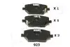 Комплект тормозных колодок передн. Fiat 500X Jeep Compass, Renegade 1.0-2.0D 07.14- ASHIKA 50-09-923 (фото 1)