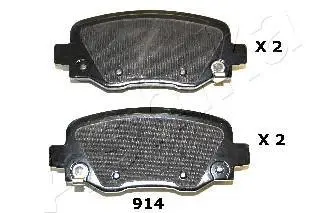 Колодки ASHIKA 5109914
