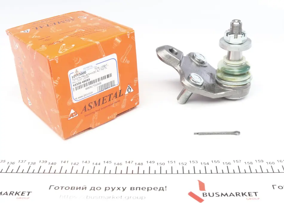 Шаровая опора (шарнир) ASMETAL 10TY3000 (фото 1)