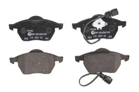 Фото колодки гальмівні дискові, к-кт ATE 13046070502 Колодки гальмівні дискові, к-кт ATE 13046070502