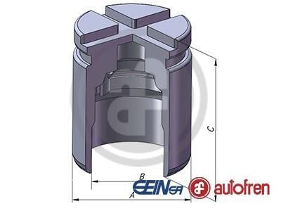 Поршень супорта Accord 08- 38*47mm AUTOFREN D025472 (фото 1)