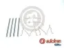 Ремкомплект тормозных колодок перед. Toyota Land Cruiser/Avensis 2.0TD 97- AUTOFREN D43027A (фото 1)