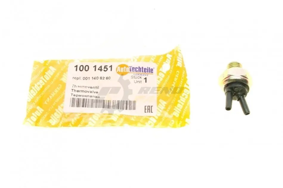 Датчик холостого ходу MB E-class (W124) 93-95 (термоклапан 70°) (1451) AUTOTECHTEILE 100 1451 (фото 1)