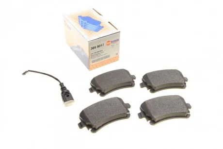 Колодки гальмівні AUTOTECHTEILE 3698017