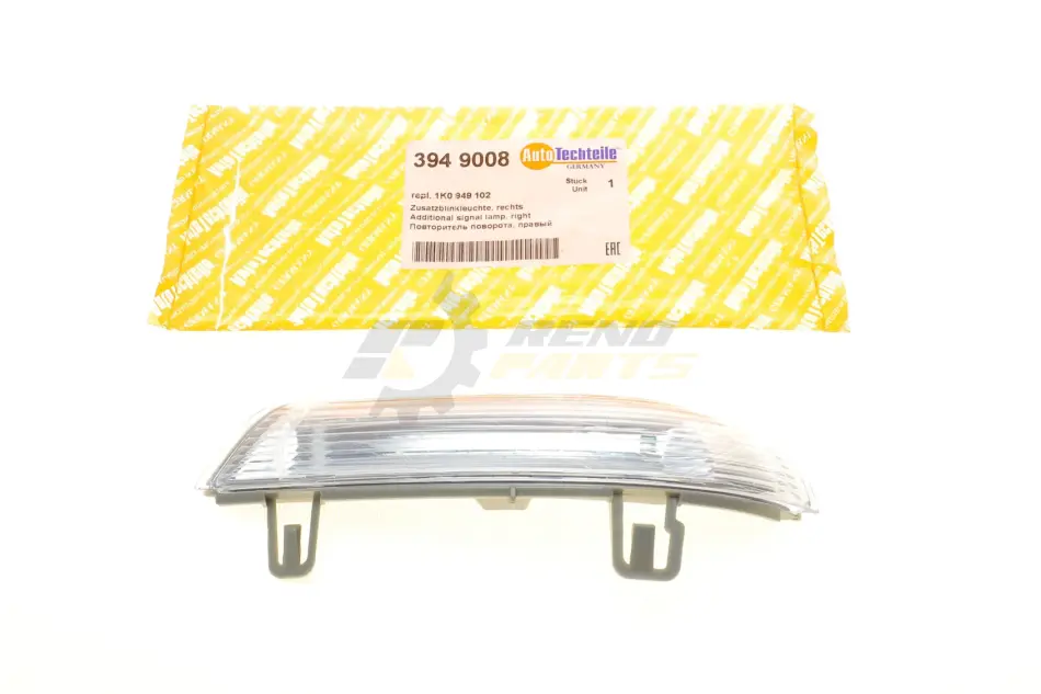 Повторювач повороту на дзеркало VW Golf V/Passat/Sharan 95- Пр. AUTOTECHTEILE 394 9008 (фото 1)