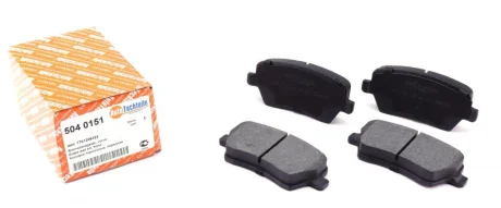 Колодки гальмівні AUTOTECHTEILE 5040151