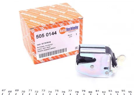 Замок двери (задний/верхний/L) Fiat Doblo 01- AUTOTECHTEILE 5050144