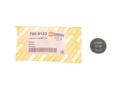 Крышка кнопки выключения стояночного тормоза BMW 5 (E60) 01-09 AUTOTECHTEILE 700 6133