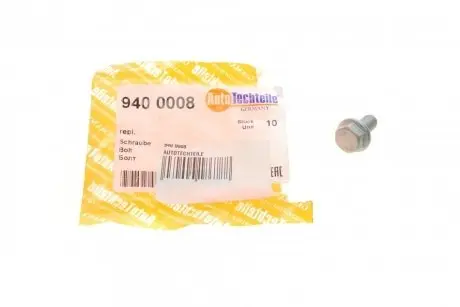 Фото болт AUTOTECHTEILE 940 0008 Болт AUTOTECHTEILE 940 0008