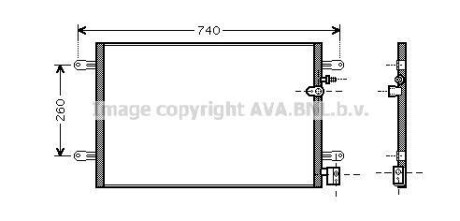 Радіатор кодиціонера AVA COOLING AI5237