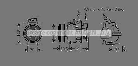 Компрессор AVA COOLING AIAK330