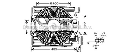 Вентилятор AVA COOLING BW7510