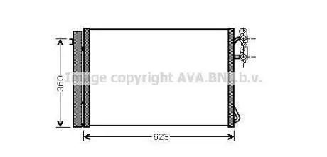 Радіатор кодиціонера AVA COOLING BWA5295D