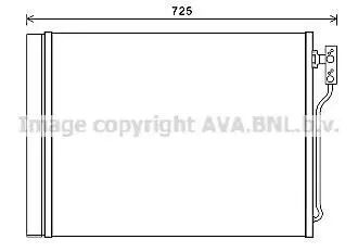 Радиатор кодиционера AVA COOLING BWA5435D
