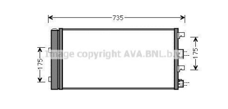 Радиатор кодиционера AVA COOLING DAA5004D