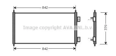 Радиатор кодиционера AVA COOLING FD5303