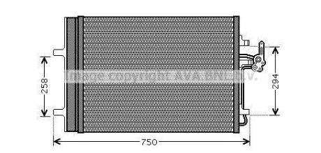 Радіатор кодиціонера CLEVER FIT AVA COOLING FDA5427D