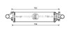 Радиатор интеркулера AVA COOLING MSA4659 (фото 1)