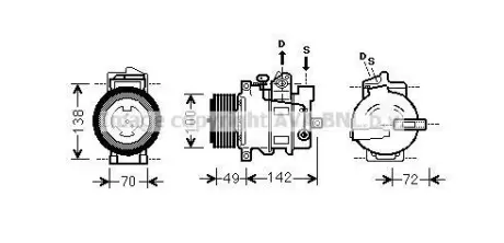 Компресор кондицiонера CLEVER FIT AVA COOLING MSAK566