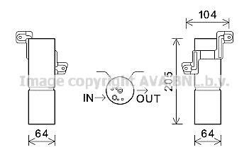 Осушитель, Система кондиционирования воздуха AVA COOLING MSD597