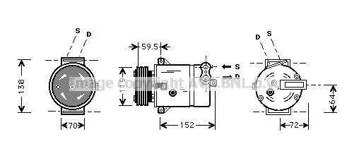 Компресор кондицiонера CLEVER FIT AVA COOLING OLAK279 (фото 1)