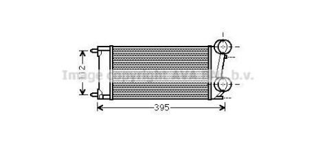 Радіатор інтеркулера AVA COOLING PEA4343