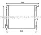 Радіатор охолодження двигуна AVA COOLING RTA2476 (фото 1)