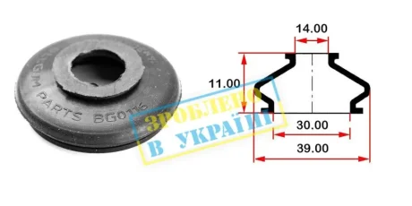 Пильник шарової опори BELGUM PARTS BG0116