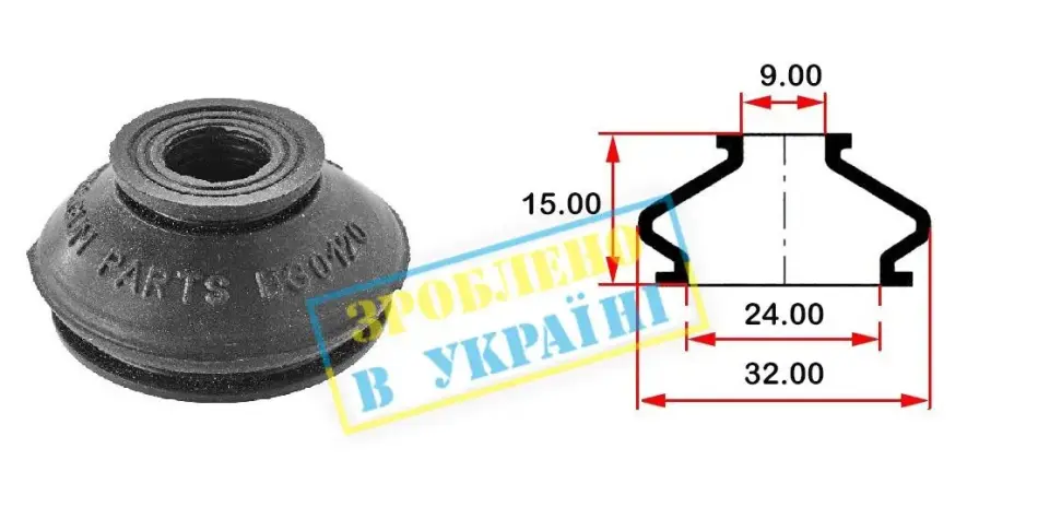 Пильник шарової опори BELGUM PARTS BG0120 (фото 1)